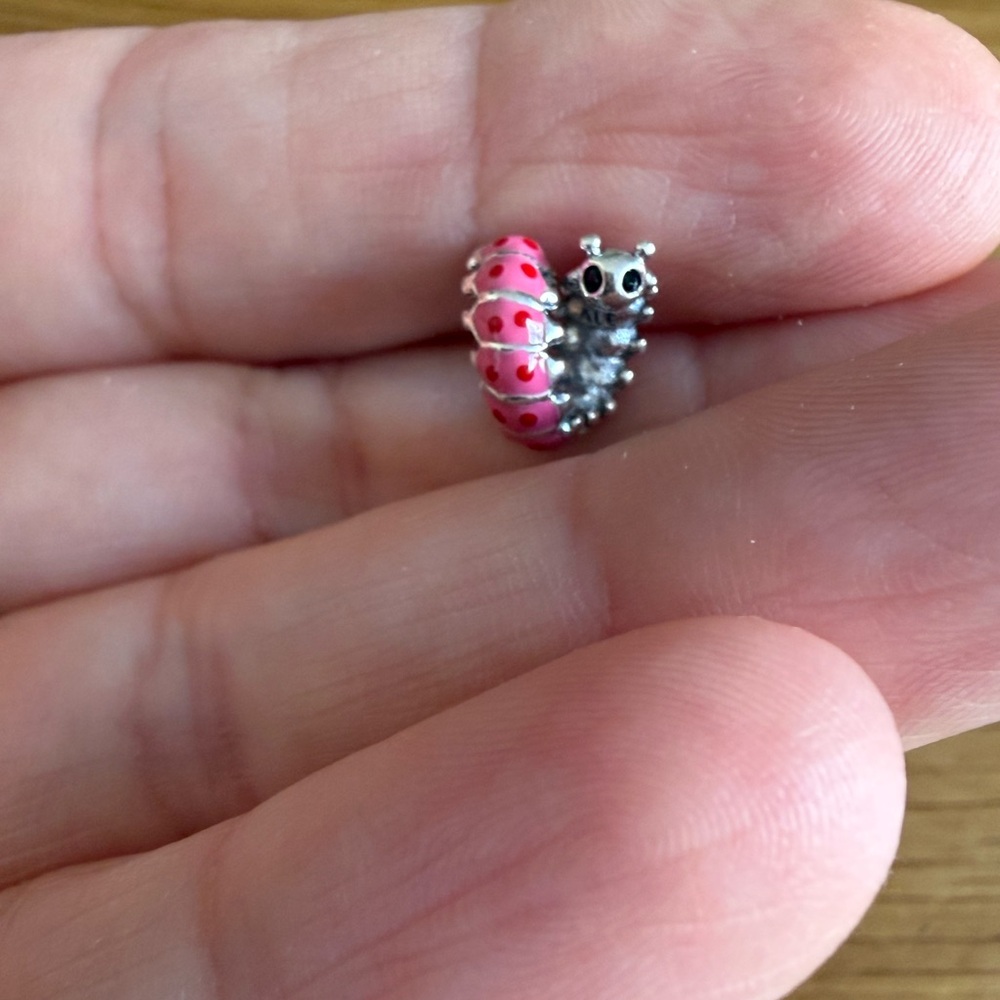Caterpillar charm
